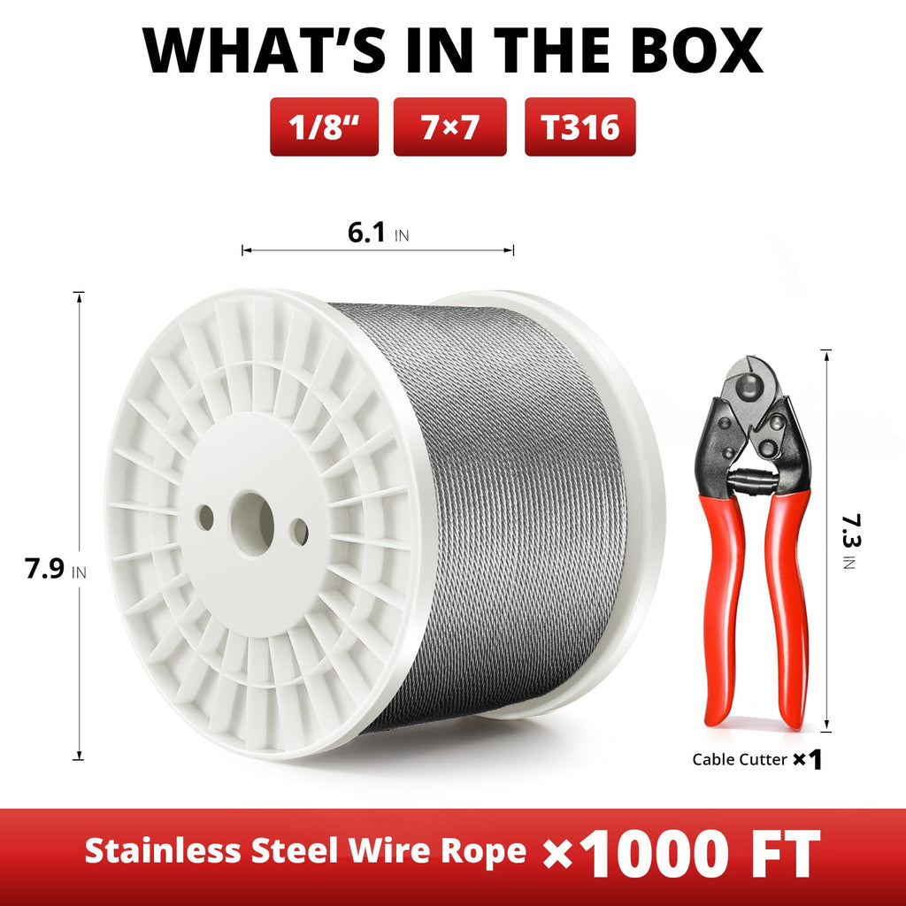 T316 Stainless Steel Cable W8817