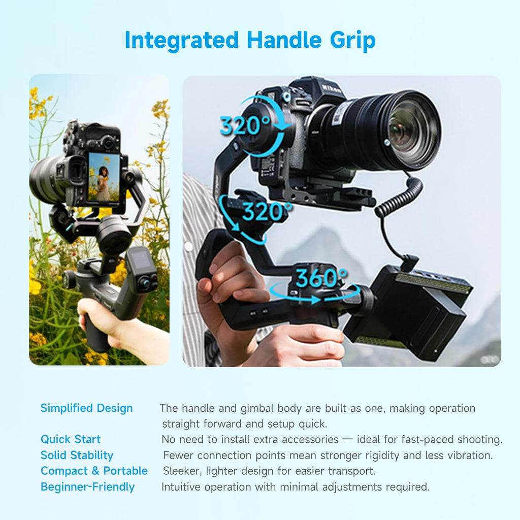 Camera Gimbal Stabilizer for Mirrorless Cameras C36993