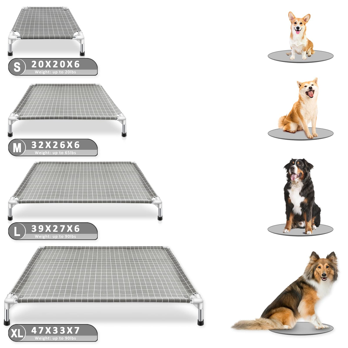Raised Pet Bed V979597