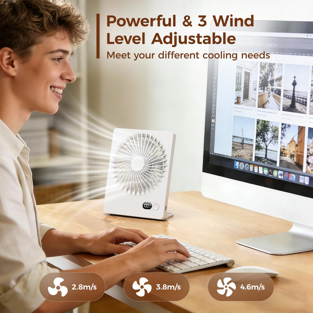 Rechargeable Battery Table Fan Z851663