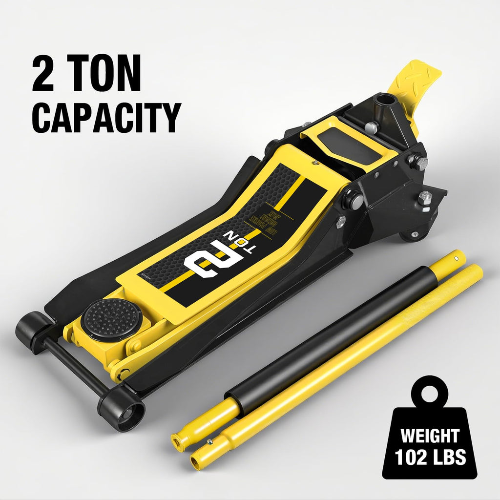 2 Ton Low Profile Hydraulic Floor Jack with Foot Pedal F926