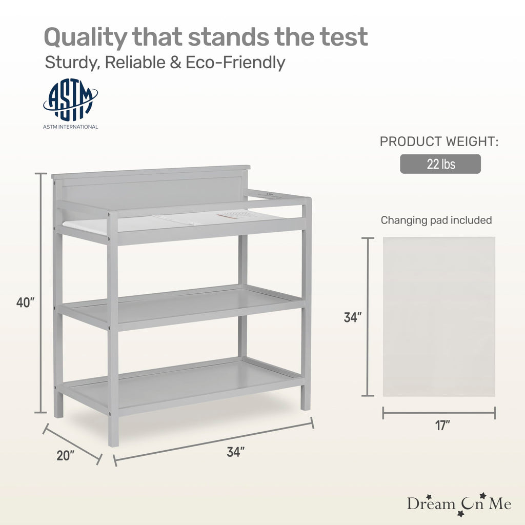 Universal Changing Table 34x20x40 Inch R6126