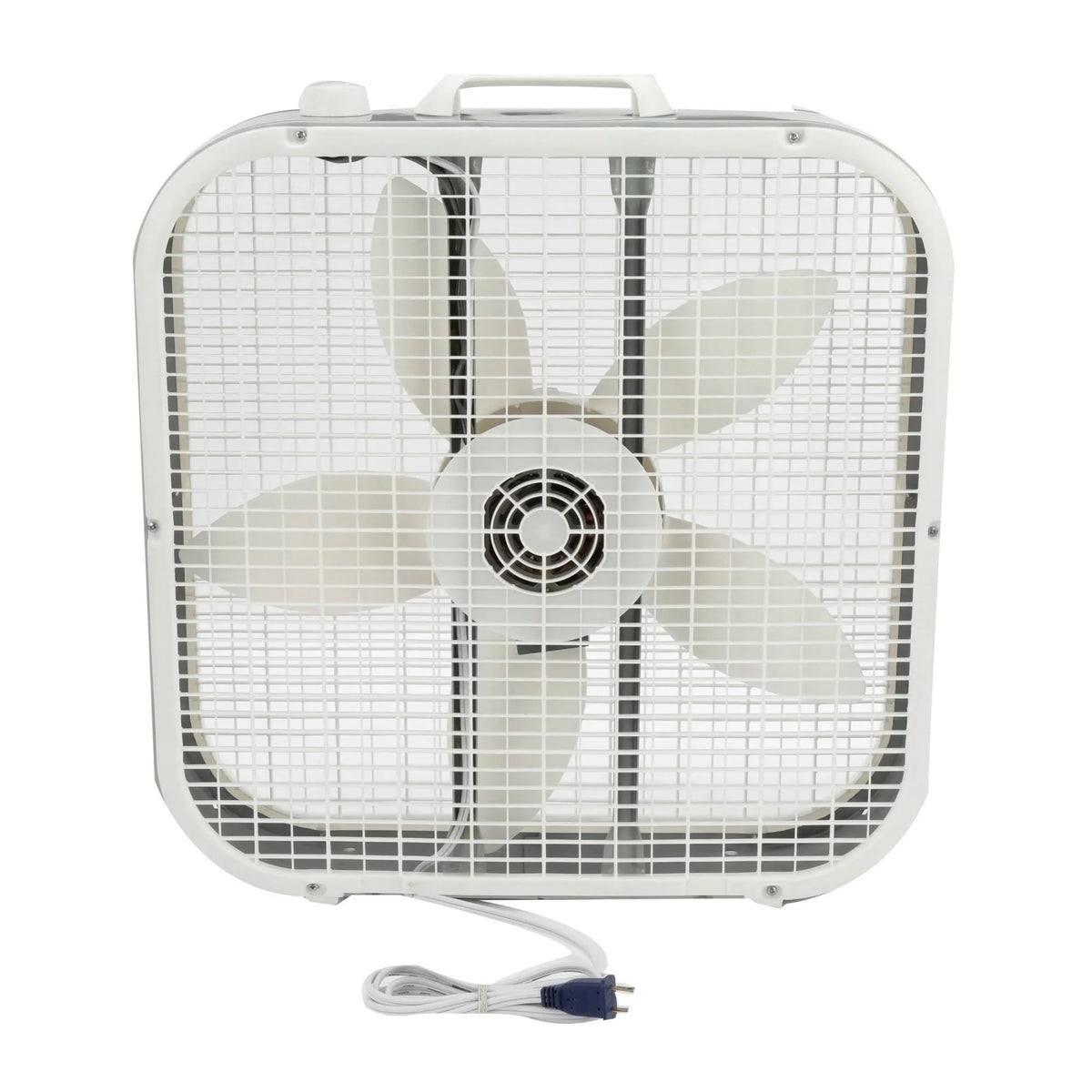 20" Classic Box Fan with 3 Speeds, White X914