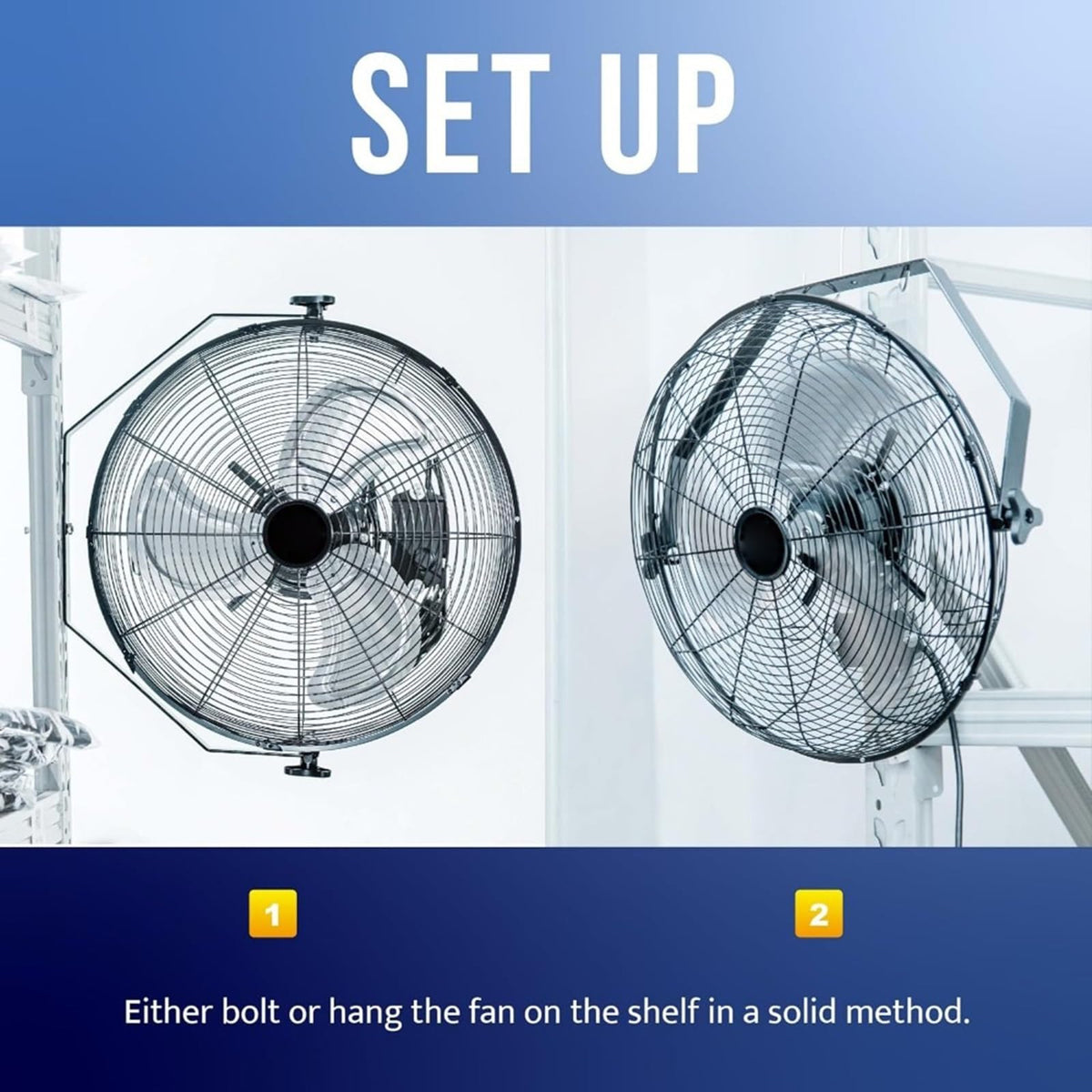 20 Inch 3 Speed Metal Floor Fan H4844