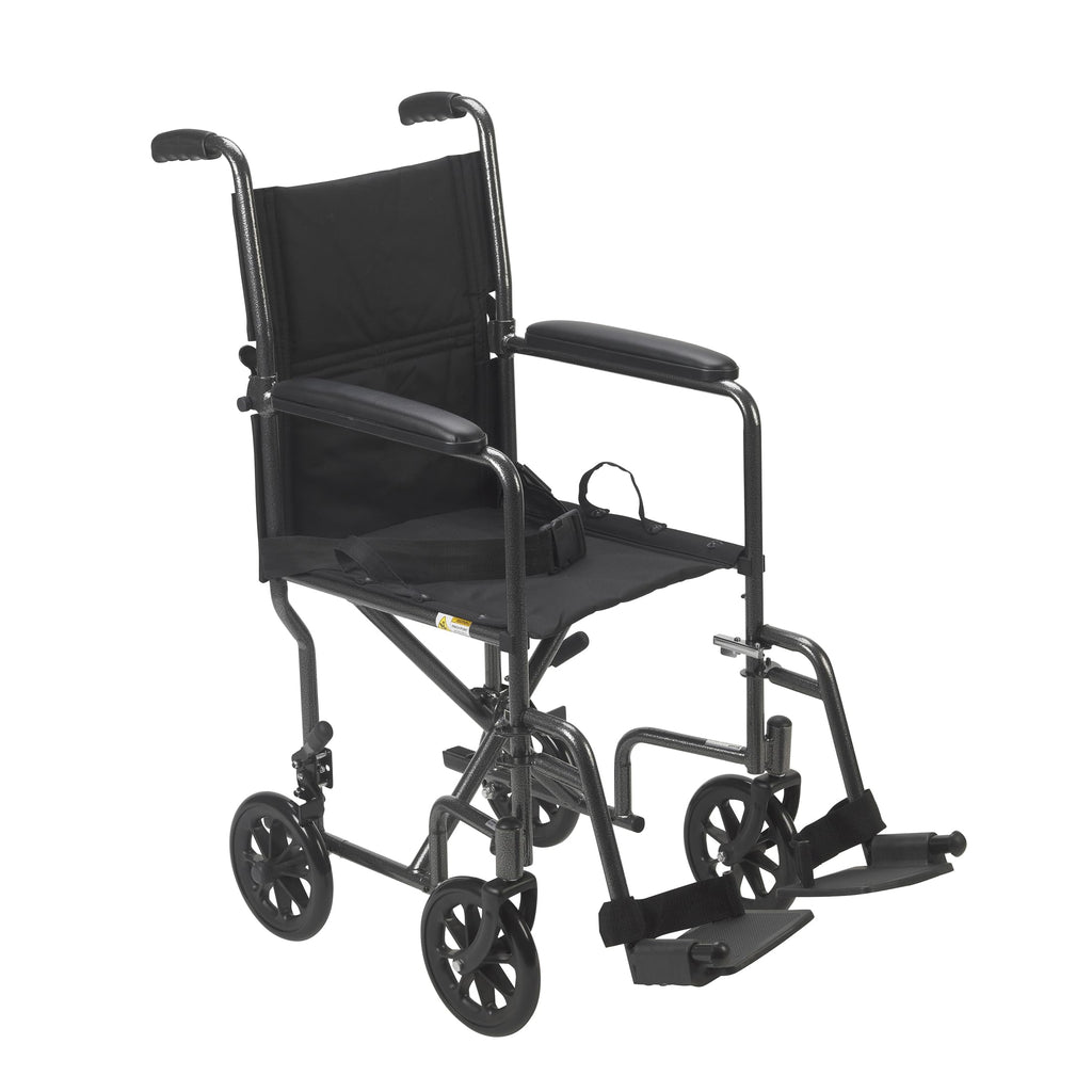 Folding Transport Wheelchair with Swing-Away Footrest F5961