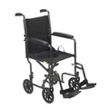 Folding Transport Wheelchair with Swing-Away Footrest F5961