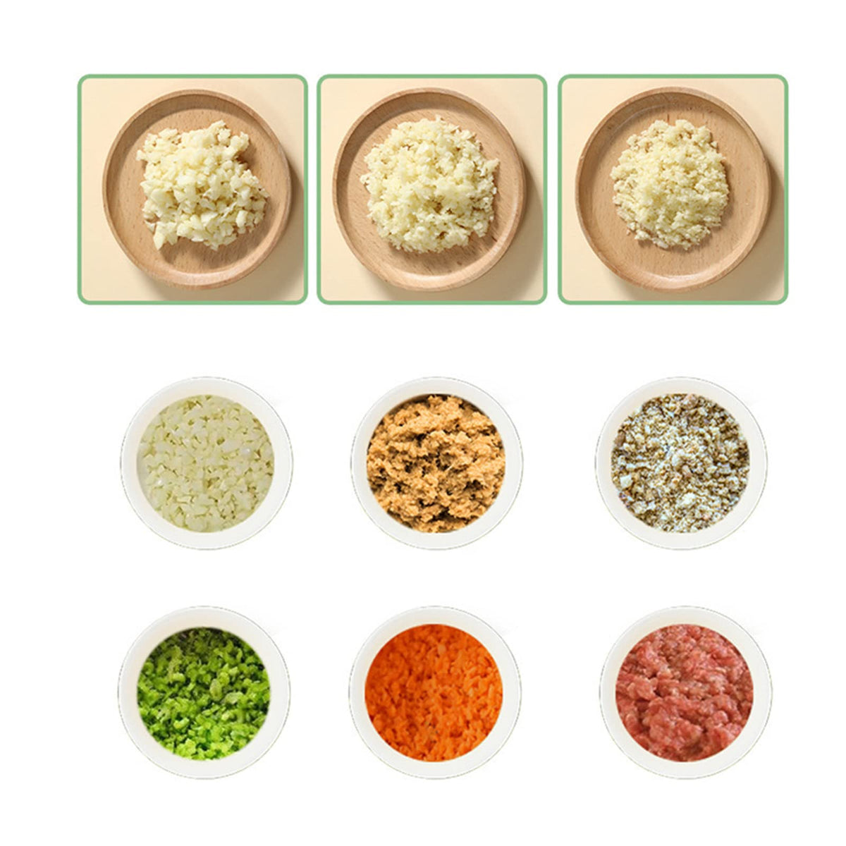 4 in 1 Handheld Electric Vegetable Cutter Set Q449752