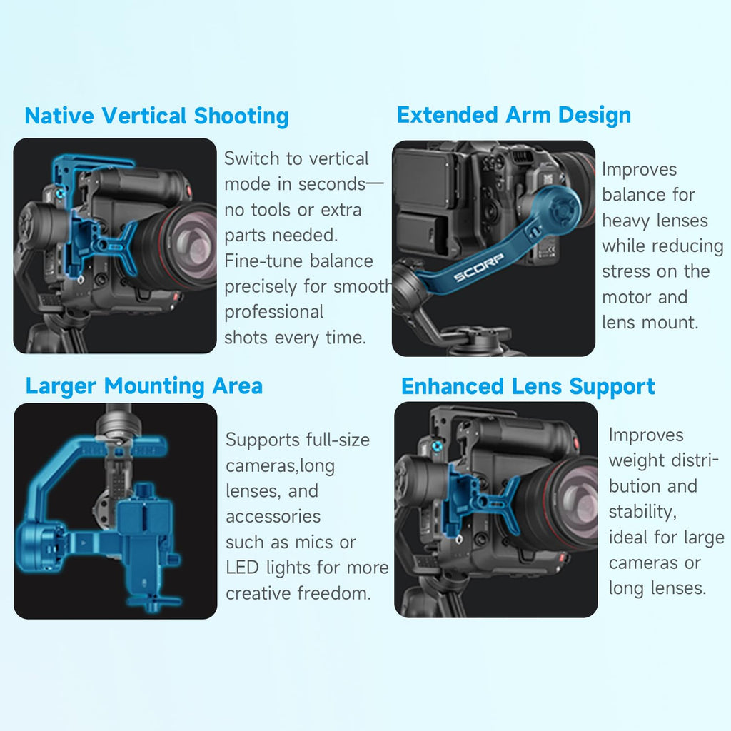 Camera Gimbal Stabilizer for Mirrorless Cameras C36993