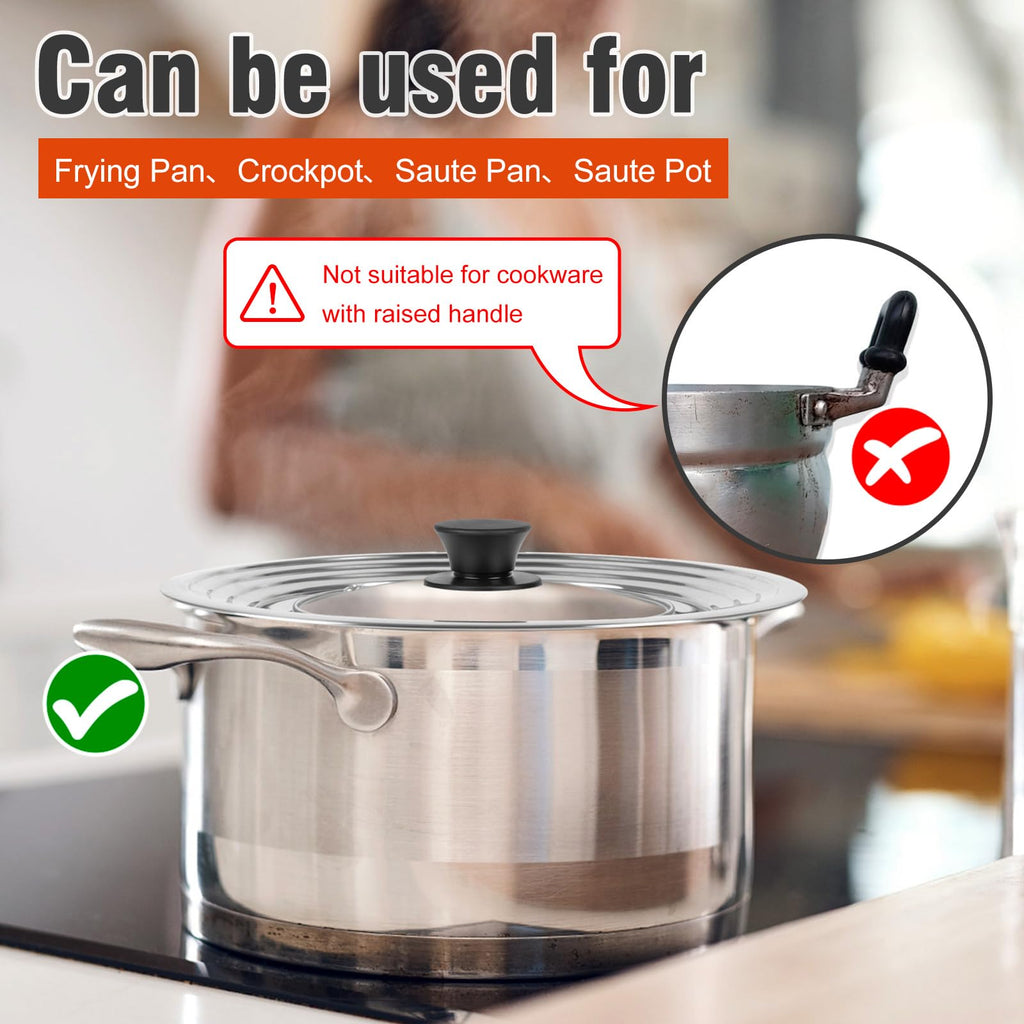 Tempered Glass Cookware Lids O63833