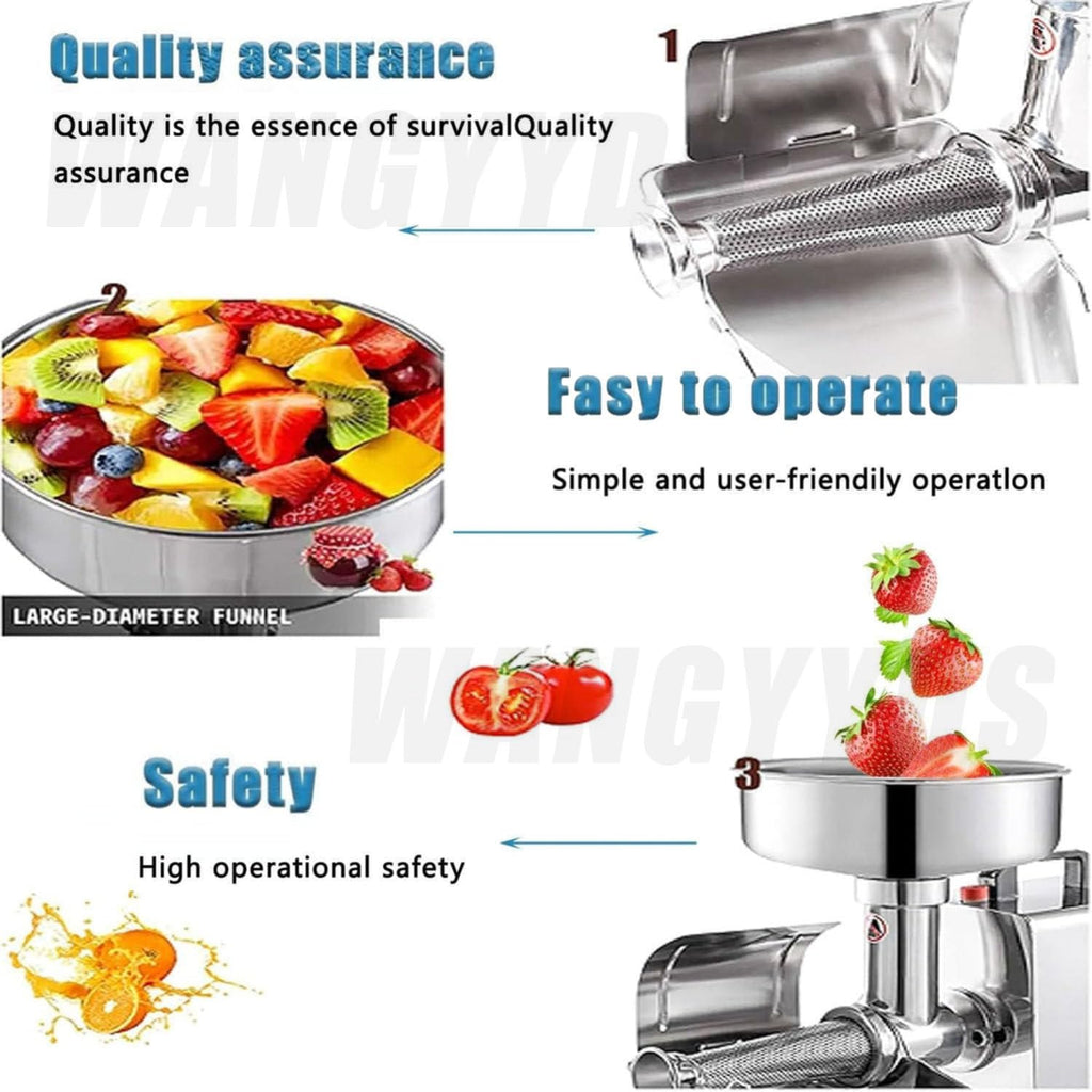 450W Stainless Steel Electric Tomato Mill A589698