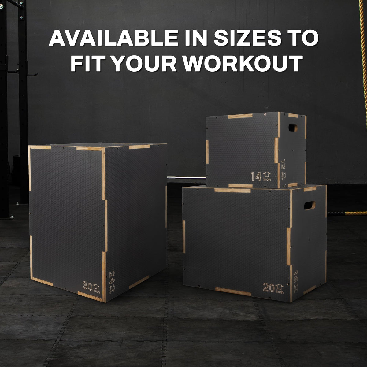 Wooden Plyo Box Jump Exercise Platform S3540