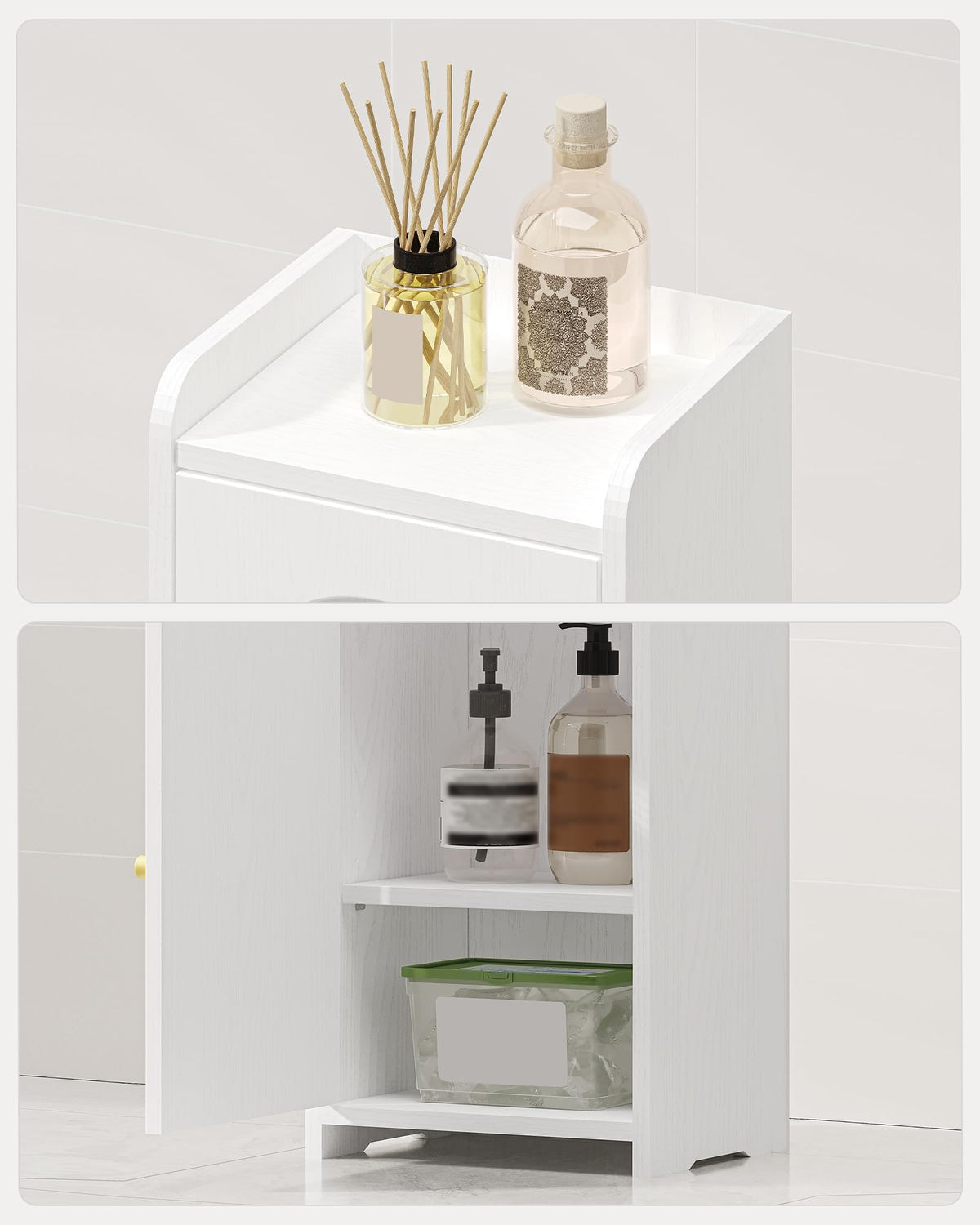 Bathroom Storage Cabinet with 2 Doors Q210