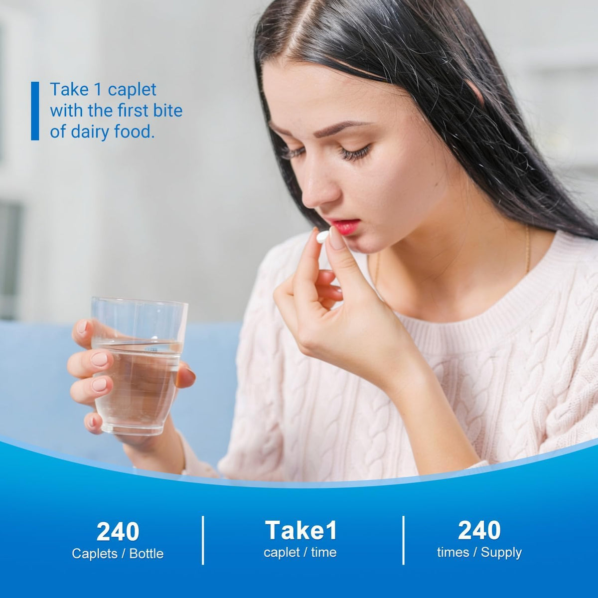 Lactase Pills 240 Tablets Y566379