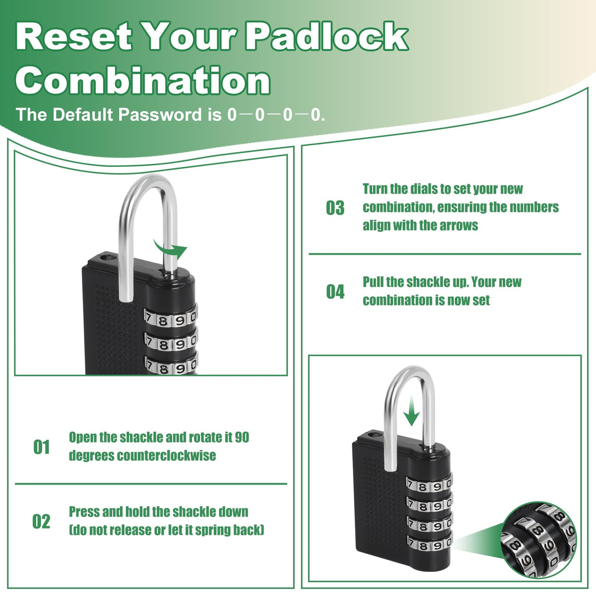 Gas Can Holder Rack with Combination Lock, 5 Gallon M579838