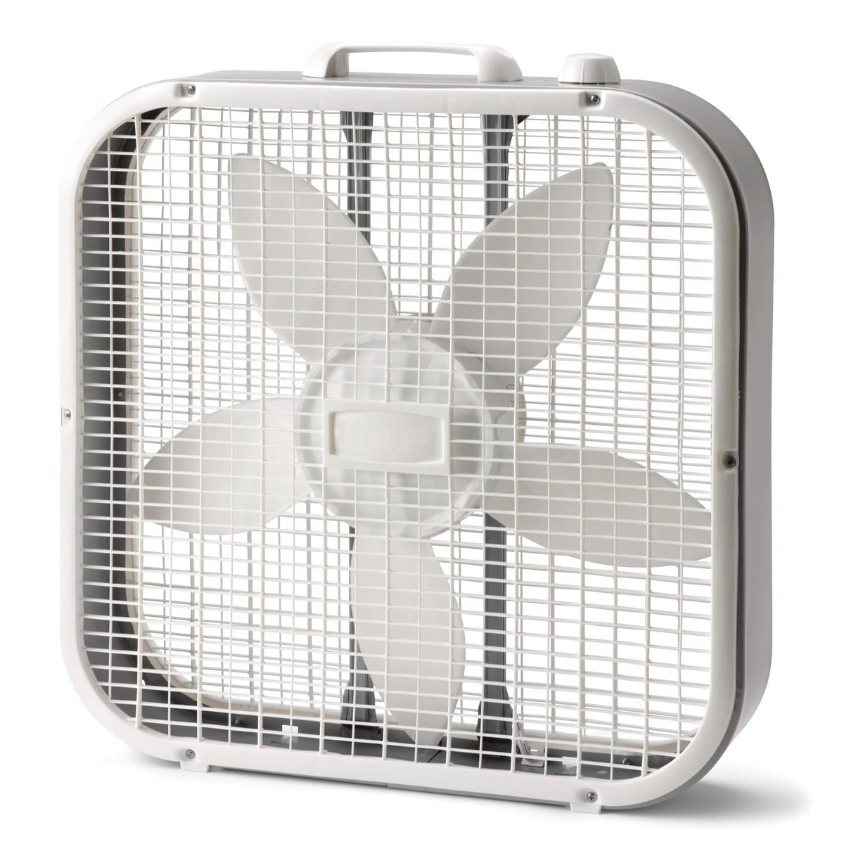20" Classic Box Fan with 3 Speeds, White X914