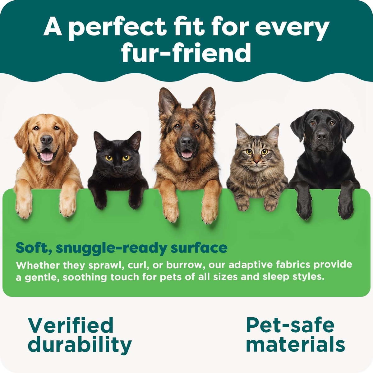 XL Plush Suede Orthopedic Dog Bed D3497