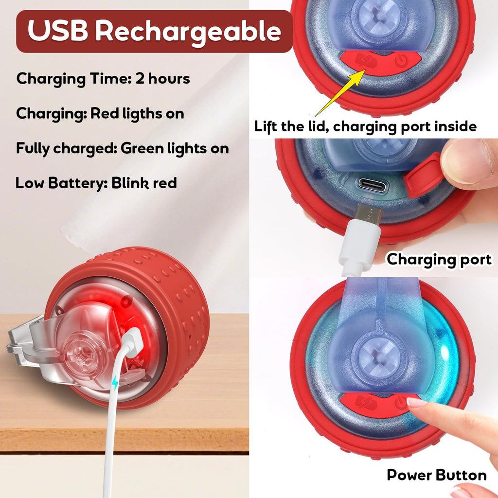 Interactive Rolling Dog Toys with Rope H34499