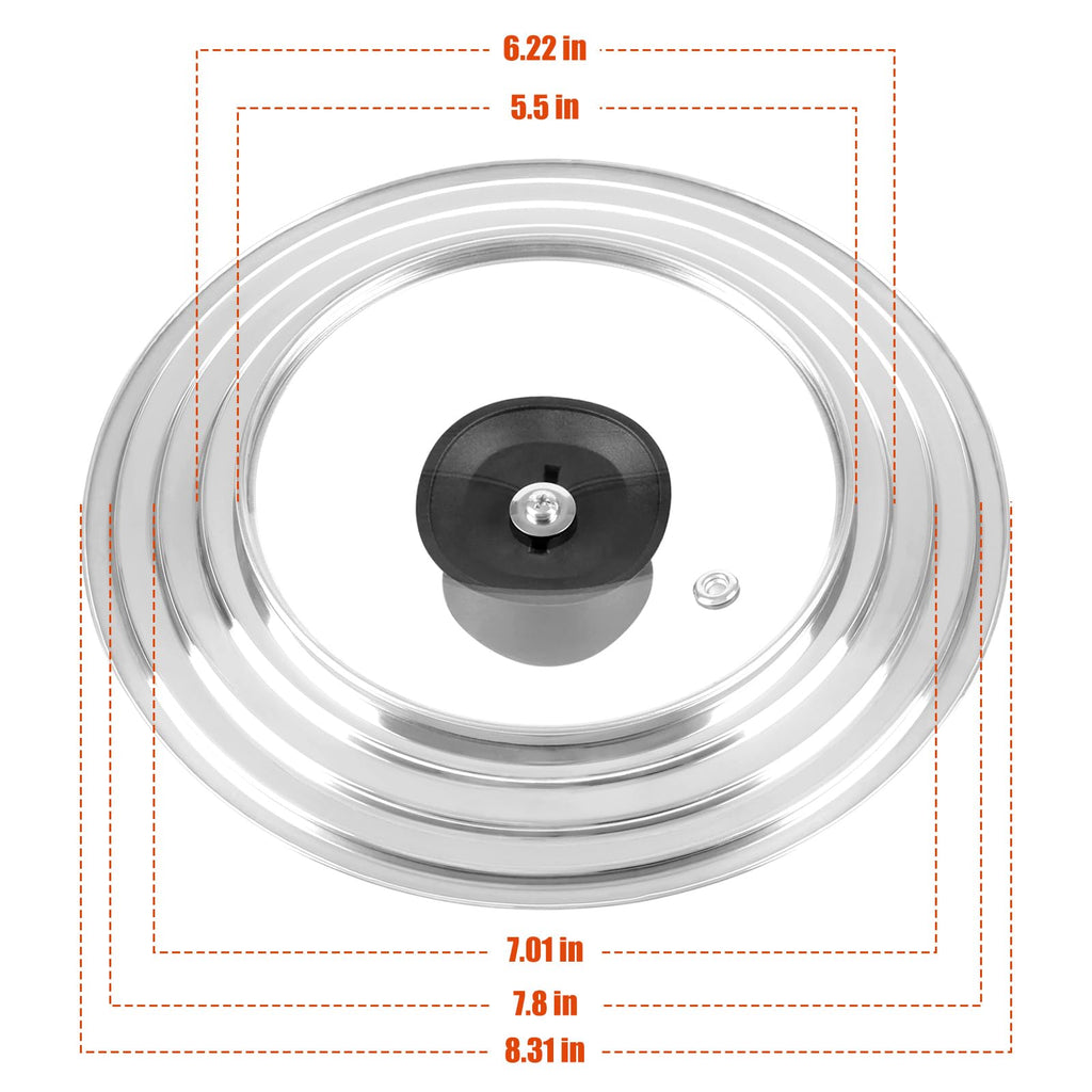 Tempered Glass Cookware Lids O63833
