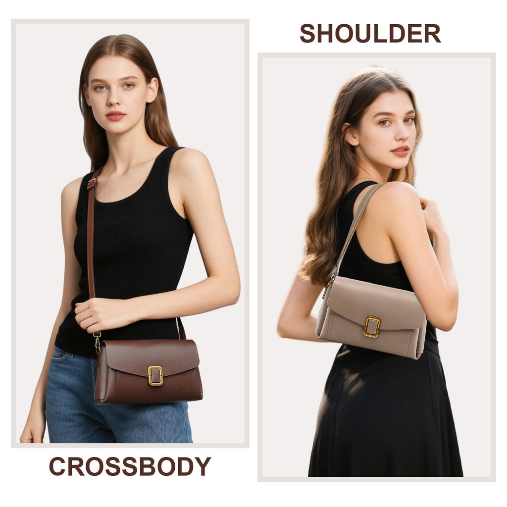 Genuine Leather Crossbody Bag Q642454