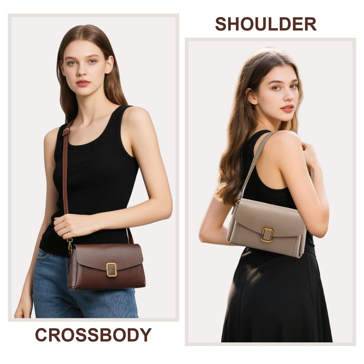Genuine Leather Crossbody Bag Q642454