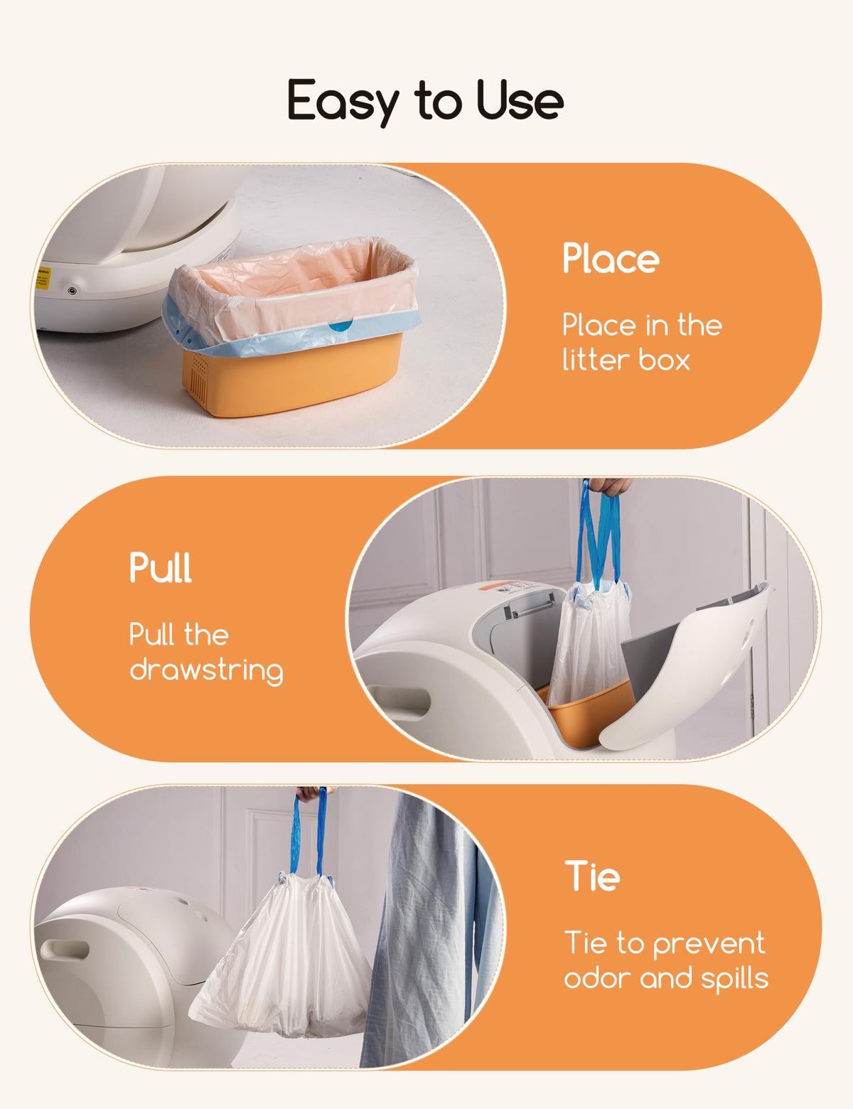 Cat Litter Box Liners Heavy Duty R645