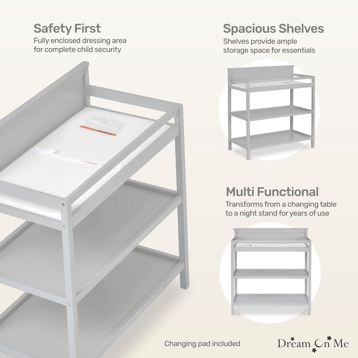 Universal Changing Table 34x20x40 Inch R6126