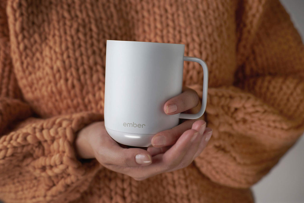 White 10 Ounce Heated Coffee Mug Z56444