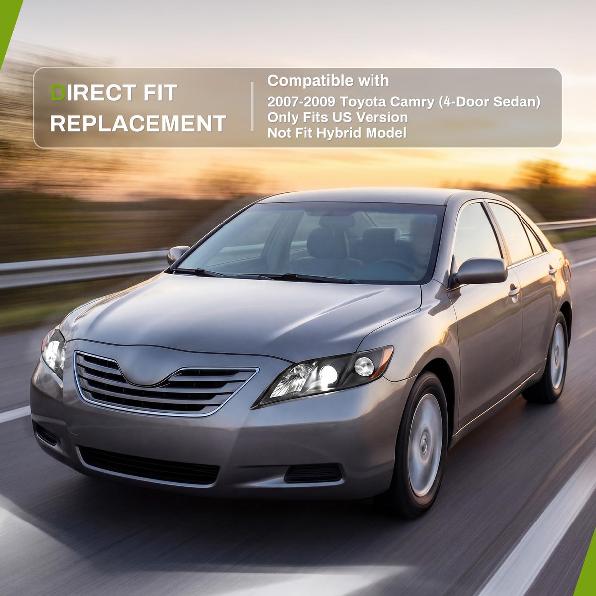 Headlights for Toyota Camry 2007-2009 A59926