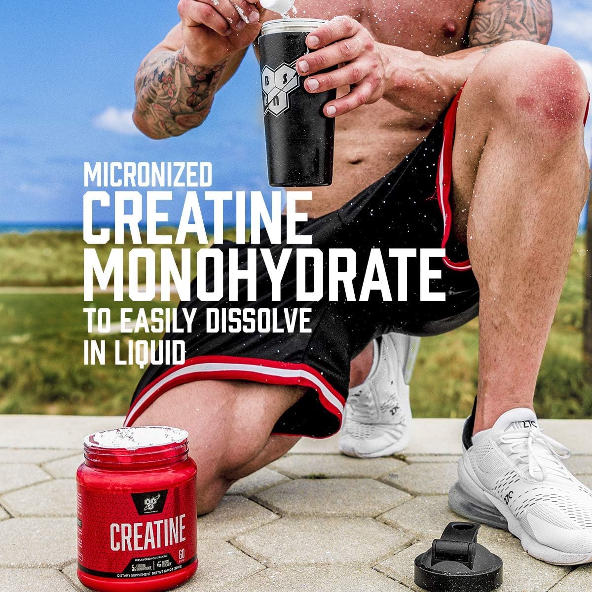 Micronized Creatine Monohydrate Powder, 5g per Serving, 60 Servings X671986