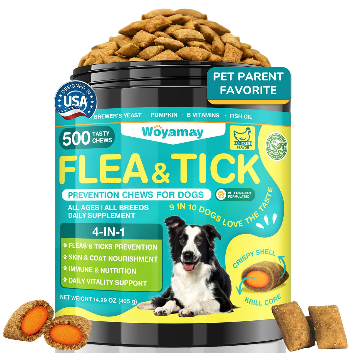 Flea and Tick Prevention for Dogs F1444