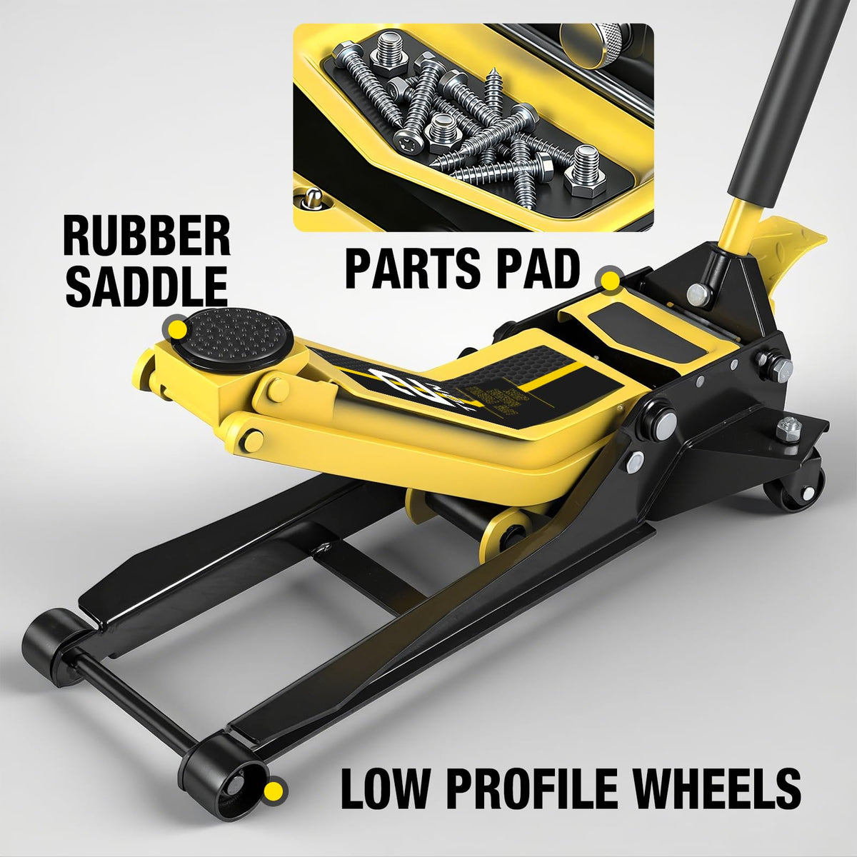 2 Ton Low Profile Hydraulic Floor Jack with Foot Pedal F926