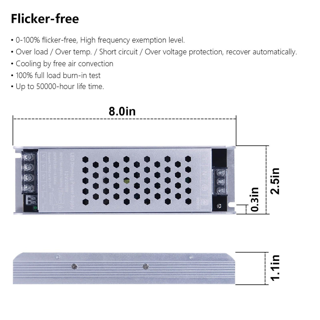 12V 200W Dimmable LED Driver X440005