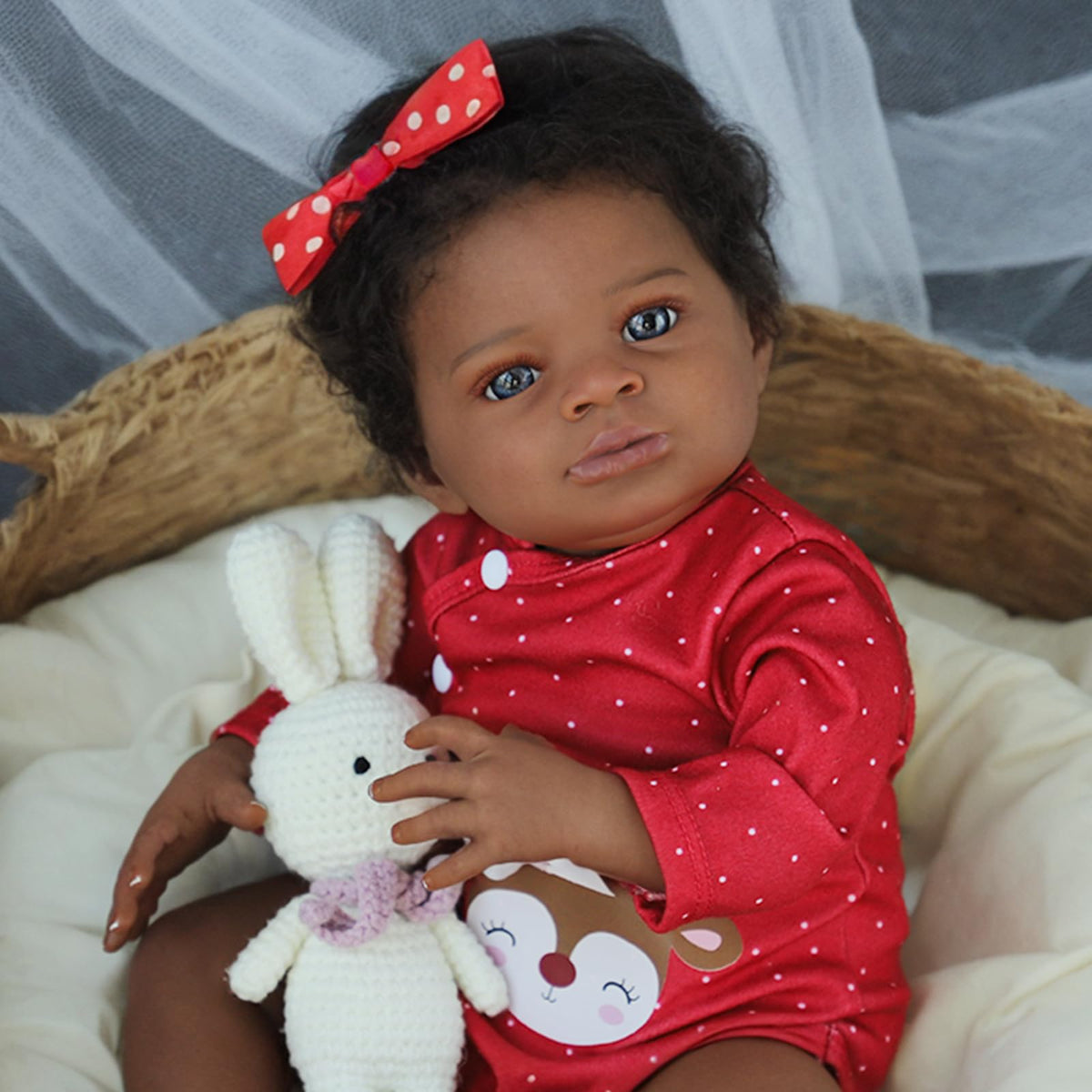 20 Inch Black Baby Doll D36313