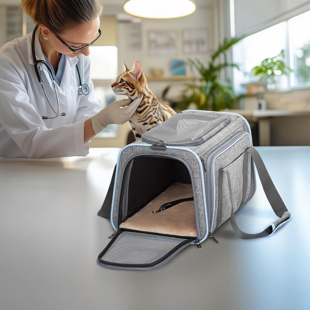 Small Double Expandable Cat Carrier C1079