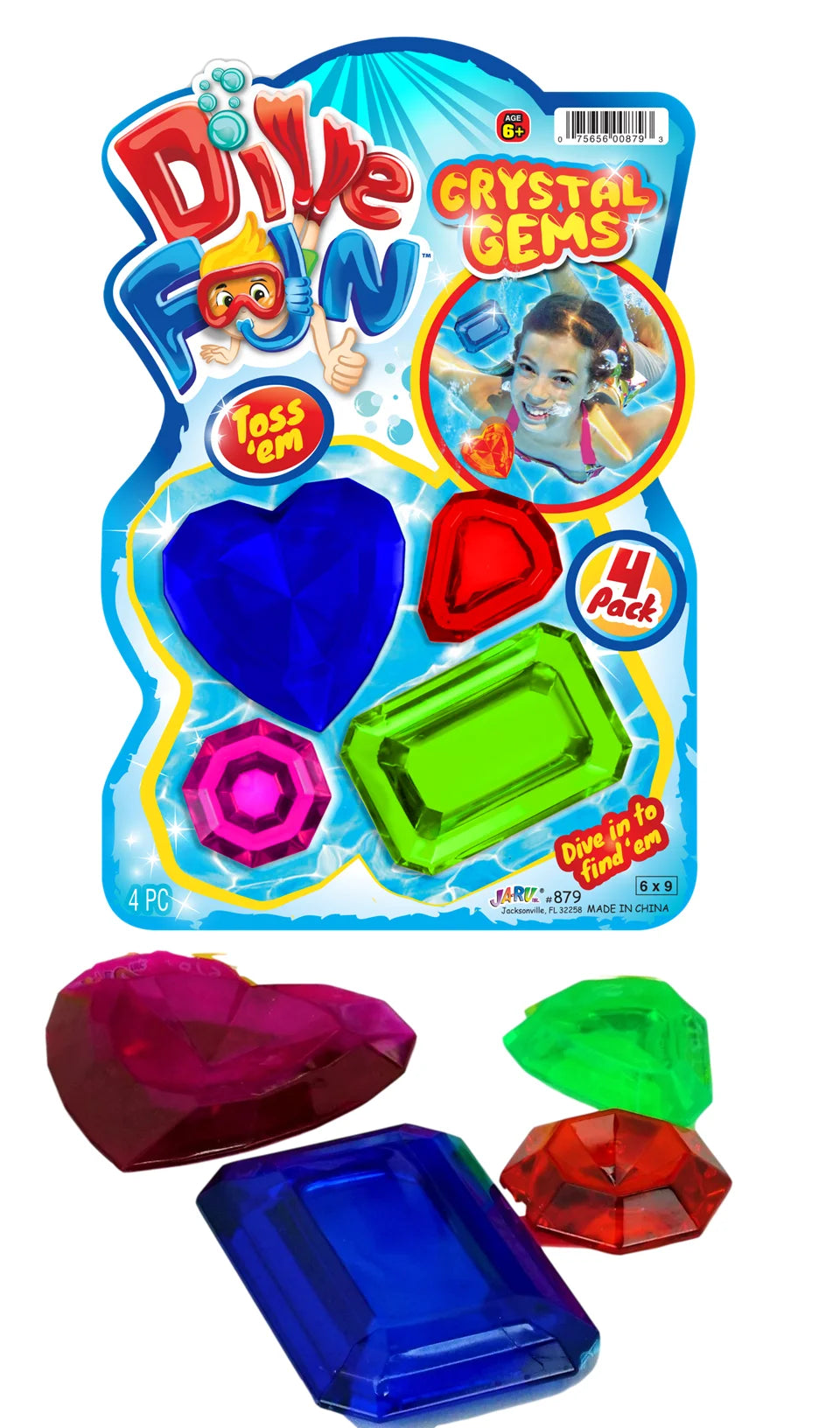 Diving Gems Dive Crystals Swimming Pool Dive Toys Sinker for Kids W68212