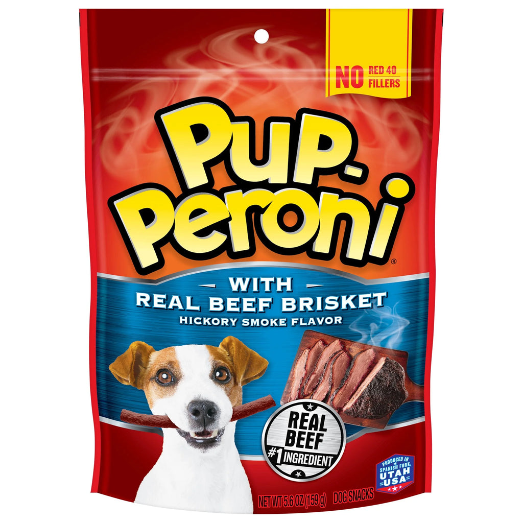 Real Beef Brisket Dog Treats 5.6oz Bag Pack of 8 U307837