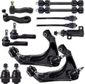 13Pcs Front Lower Upper Control Arms and Ball Joints Suspension Kit P9463