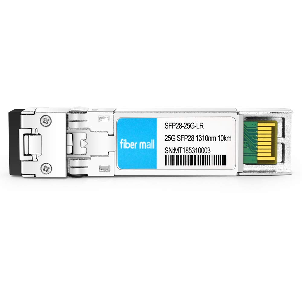 25GBASE-LR SFP28 1310nm 10km DOM LC SMF Optical Transceiver Module Pack of 2 B9066