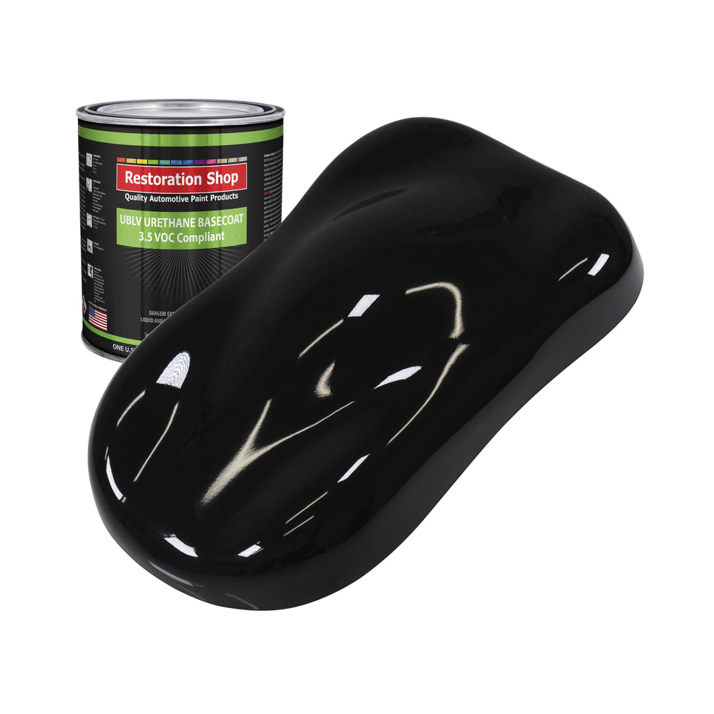 Jet Black 1 Quart Low VOC Urethane Basecoat Paint E112701
