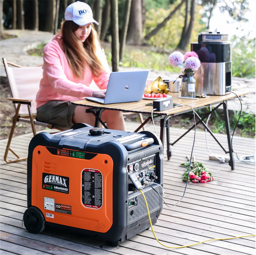 6000W Dual Fuel Portable Inverter Generator with Remote/Electric Start I226969