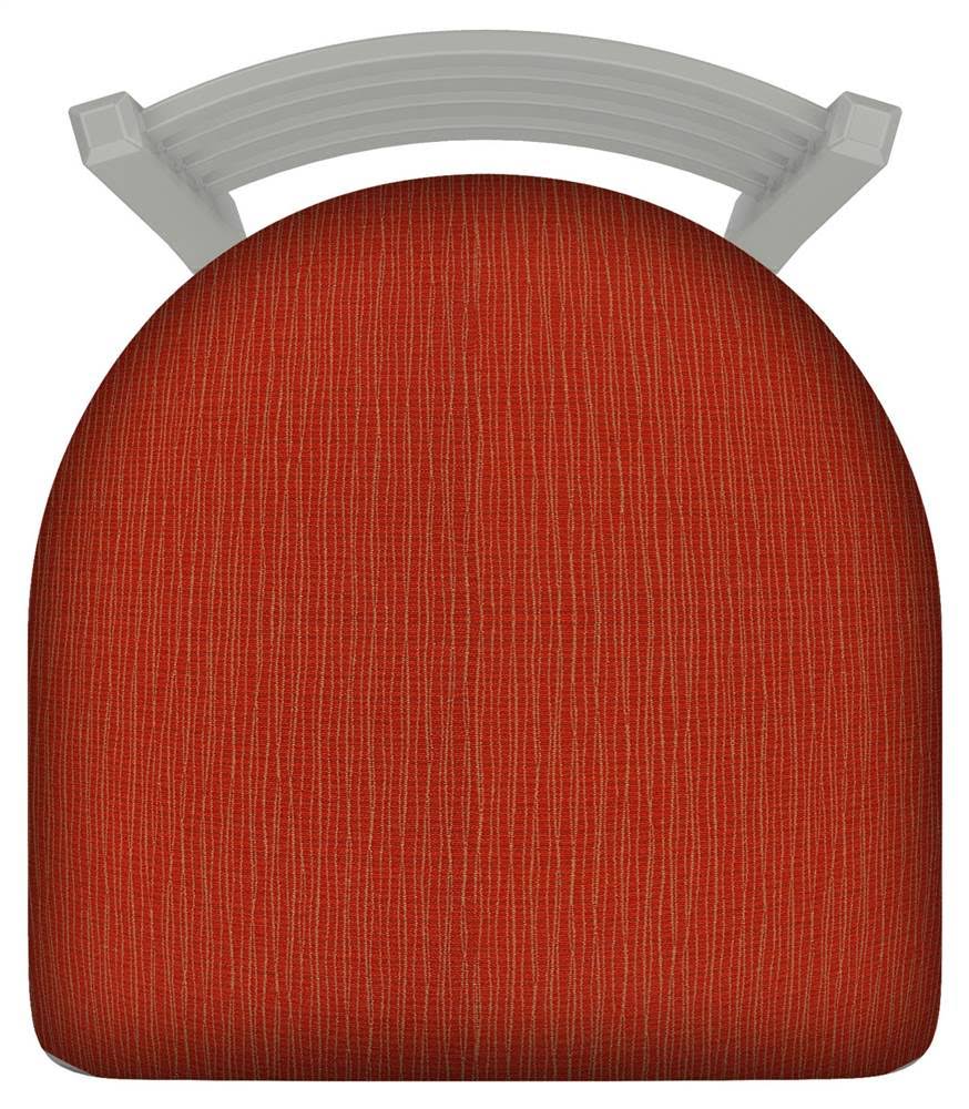 18x22 Chair with Anodized Nickel Finish and Graph Poppy Seat A1220