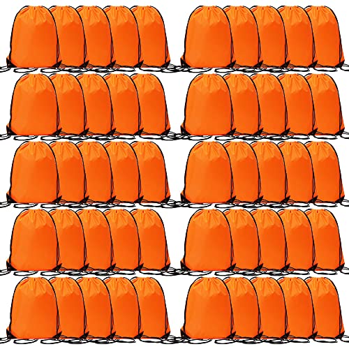 50 Pcs Drawstring Polyester Bags Y187299