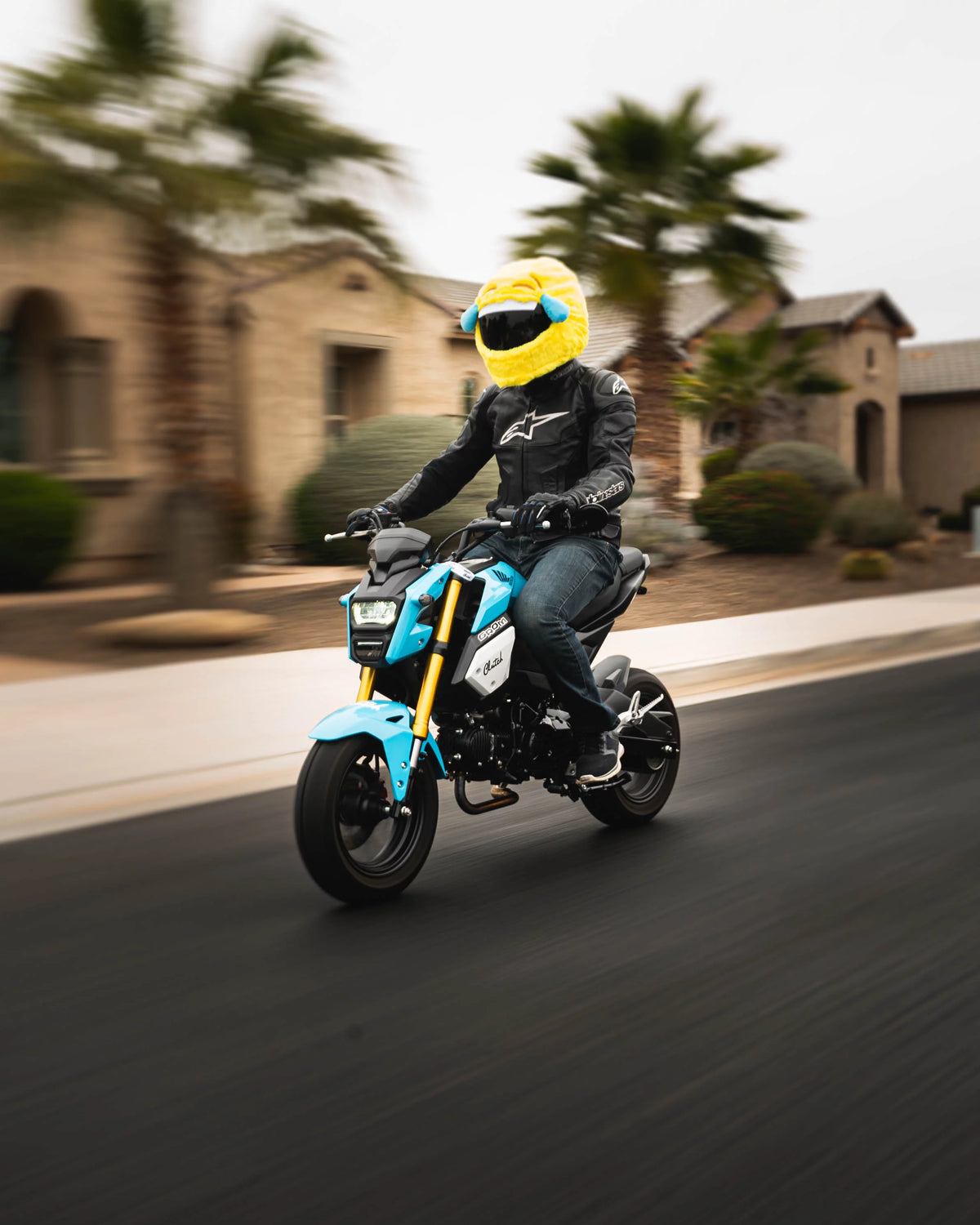 Yellow Full Face Motorcycle Helmet Cover V401