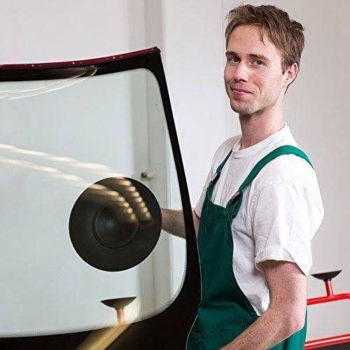 9x22 Vacuum Concave Suction Cup Glass Lifter with Metal Handle and Brass Pump I116634
