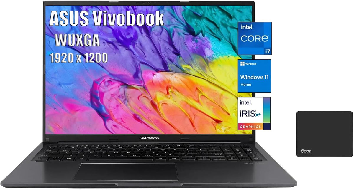 16" WUXGA IPS Laptop, Intel Core i7, 16GB RAM, 512GB SSD, Black C143085