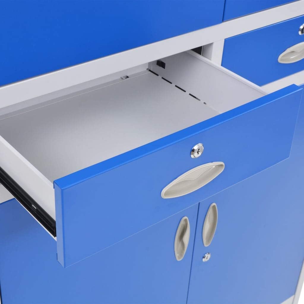 Metal Storage Cabinet with 4 Doors P85802