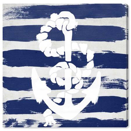 Blue Coastal Canvas B9782