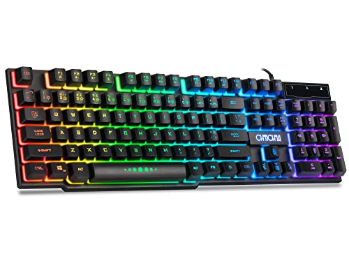 RGB Backlit Wired Gaming Keyboard W7396