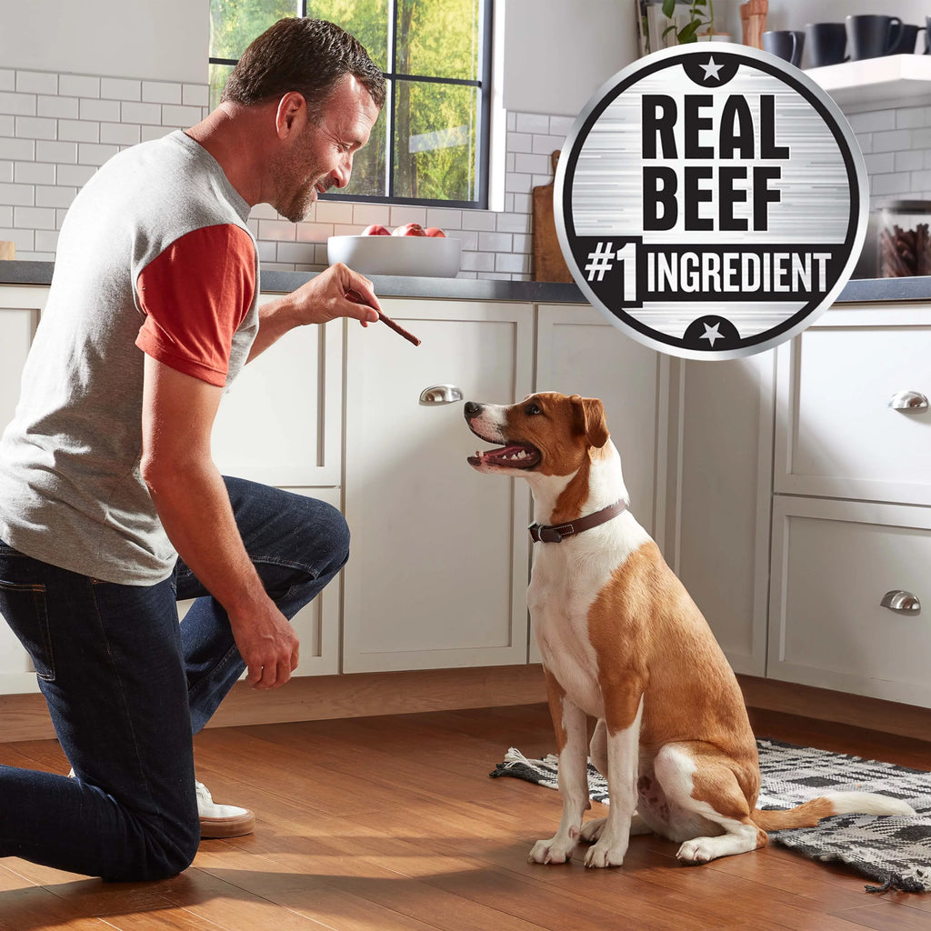 Real Beef Brisket Dog Treats 5.6oz Bag Pack of 8 U307837