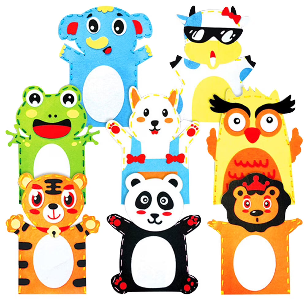 8PCS DIY Doll Making Kit Fabric Weaving Educational Toys K517806